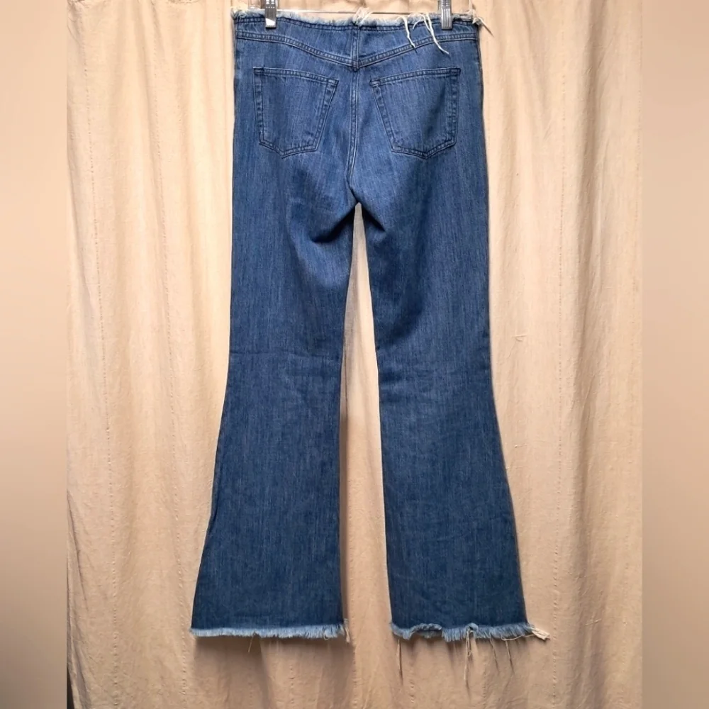 Marques Almeida Fringe Top Bell Bottoms Size 8 - Picture 3 of 4